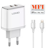 Oryginalna ładowarka iPhone, iPad, iPoD 2xUSB-C MFI 35W kabel USB-C + Lightning