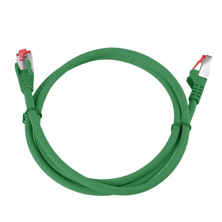 Kabel RJ45 CAT 6 S/FTP AWG27 LSZH grün 3m