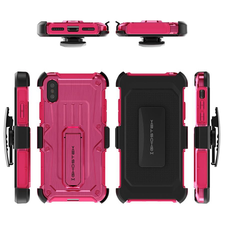 Iron Armor Apple iPhone Xs Hülle rosa