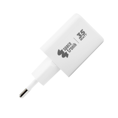 2-in-1 USB-C USB-Ladegerät PD Quick 35W 3.6A weiß