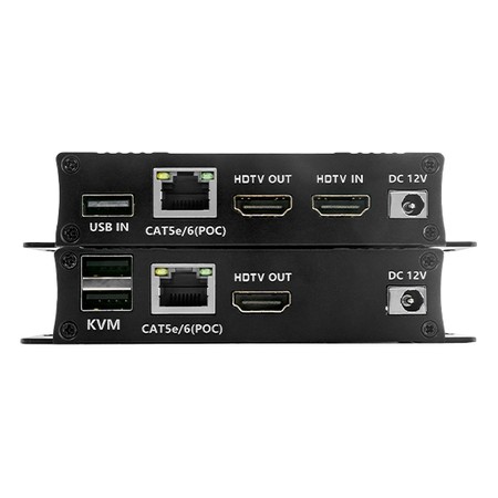 HDMI KVM auf LAN-RJ45 USB Konverter 60m Spacetronik