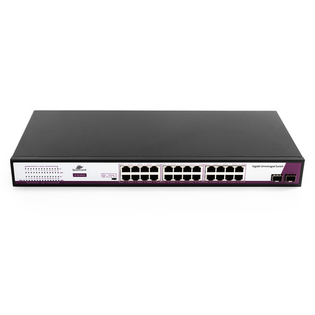 SWITCH 24x Anschluss + 2x SFP 1Gbps-Anschluss SP-SG1024S2