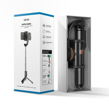 Stabilizator z selfie stickiem i statywem do telefonu Apexel APL-D6
