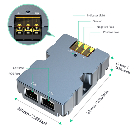 PoE Stromadapter Starlink Spacetronik SP-LC34