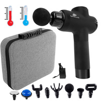 Masażer Grzejący Pistolet do masażu Massage Gun Spacetronik SP3200B czarny