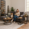 Spacetronik Funky Furniture 2-in-1 Couchtisch