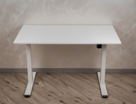 Uniwersalny blat pod biurko 130x65cm BIAŁY