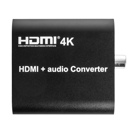 Extractor HDMI na HDMI 4K + audio SPDiF Coaxial Jack 3,5mm Spacetronik SPH-AE01