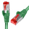 RJ45 CAT 6 S/FTP AWG27 LSZH Kabel 10m grün