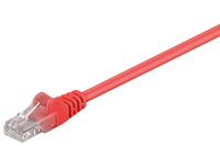 Kabel LAN Patchcord CAT 5E U/UTP red 5m