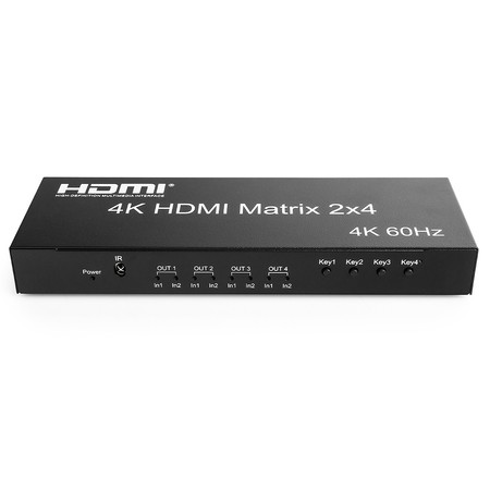 HDMI-Matrix 2/4 Spacetronik SPH-M24 V2 4K 60Hz