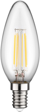 LED FILAMENT 4W E14 2700K Kerze Goobay E Birne