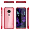 Verdeckte 3 Motorola Moto G7 Tasche rosa