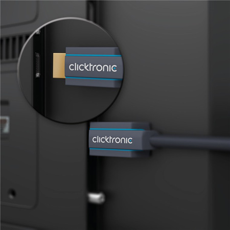 CLICKTRONIC HDMI 2.0 4K 60Hz 10m Kabel