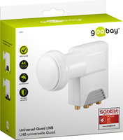 LNB Quad Konwerter satelitarny Goobay 0,1dB (do czterech odbiorników)