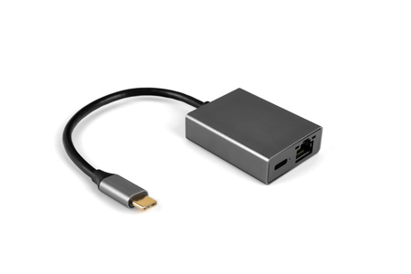 Multiport USB-C 2 w 1 na RJ45 + USB-C SPU-M08