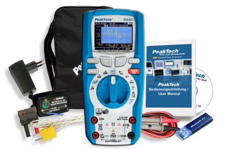 PeakTech Grafik-Multimeter mit Farb-LCD 3440