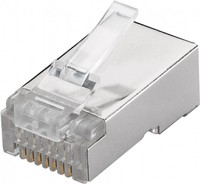 Wtyk sieciowy RJ45 8P8C CAT 6 Ekranowany Goobay