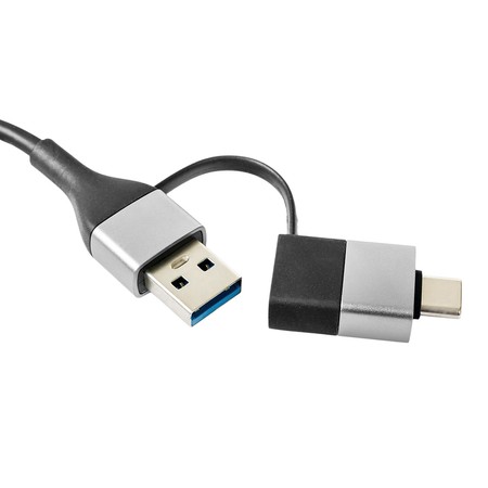 Externer Netzwerkadapter USB-C USB 3.2 auf LAN-Anschluss 2.5Gbps Spacetronik