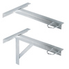 Mast-Wandhalterung 45cm mit 2er-Satz Stützen.