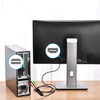 Adapter wtyk DisplayPort - gniazdo HDMI 4K Kabel w Oplocie SPD-H03