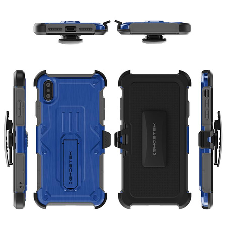 Etui Iron Armor Apple iPhone Xs Max niebieski