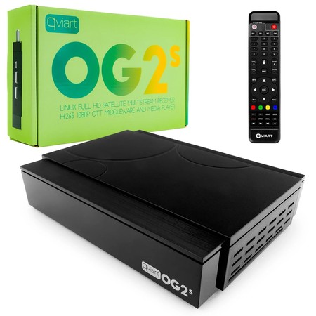 Qviart OG2s LINUX IPTV OTT z DVB-S2 Multistream