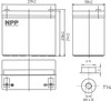 LFP LiFePO4 128V 70Ah T14 Akku