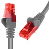 RJ45 CAT 6 U/UTP AWG24 grau 15m Kabel