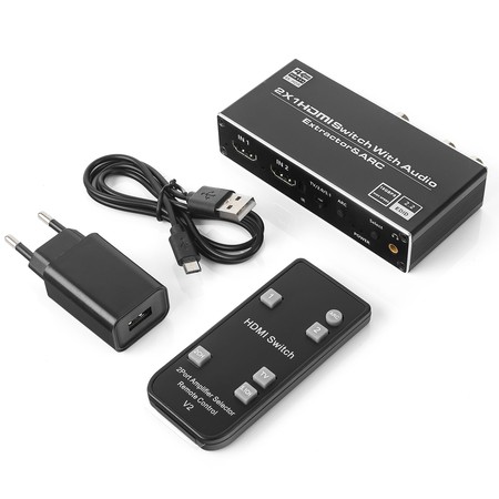 Extraktor 2x HDMI-HDMI + Audio ARC 4K SPH-SAE07