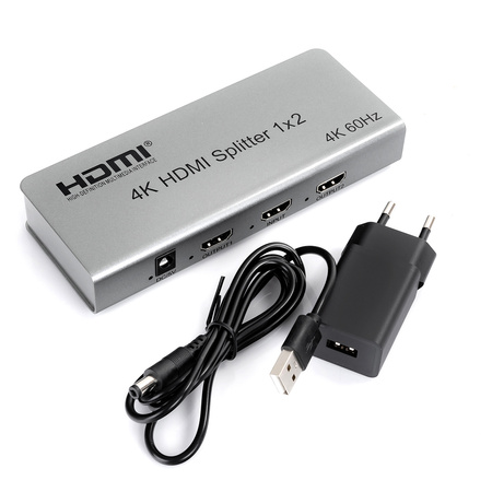 Rozgałęźnik HDMI 1x2 SPH-RS102_V46 4K 60Hz HDR EDID HDMI-CEC 1/2