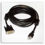 DVI - HDMI Kabel 3m + Filter vergoldet