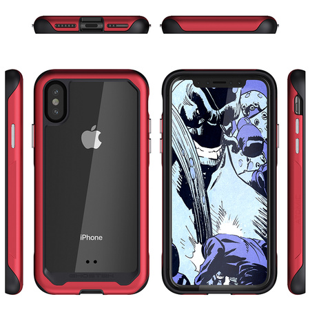 Etui Atomic Slim 2 Apple iPhone Xs czerwony