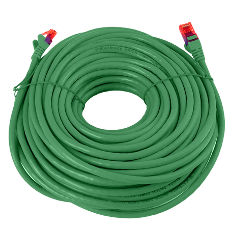 RJ45 CAT 6 U/UTP AWG24 grün 25m Kabel