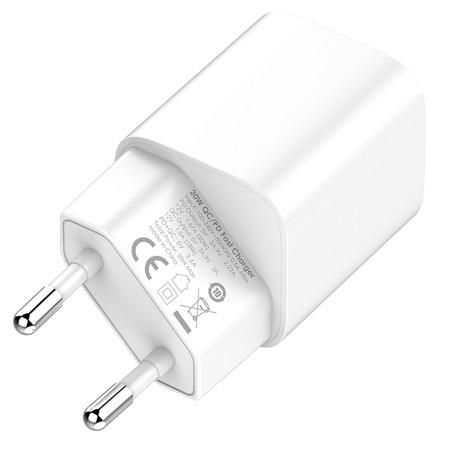 USB 20W PD QC3.0 Ladegerät USB-C Lightning Kabel