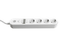 Spacetronik SR-203 Steckdosenleiste 4 USB-Anschlüsse