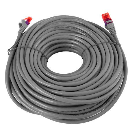 RJ45 CAT 6 U/UTP AWG24 grau 15m Kabel