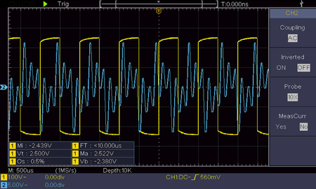 Oscyloskop cyfrowy 2-kanałowy USB 100MHz PeakTech 1337