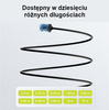 Kabel LAN Patchcord CAT 6A EXTRA FLEX biały 0.25m