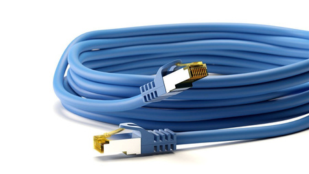 Kabel LAN Patchcord CAT 7 S/FTP NIEBIESKI 20m