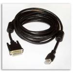 Kabel DVI - HDMI 3m + filtry złocony