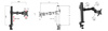 Spacetronik SPB010W Steckdosenleistenhalter