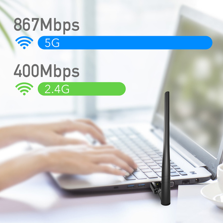 USB 3.0 Wi-Fi-Netzwerkadapter 5 1300 mbps WU1300S