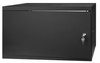 Szafa RACK 19'' 6U 350mm CZARNA Drzwi stalowe