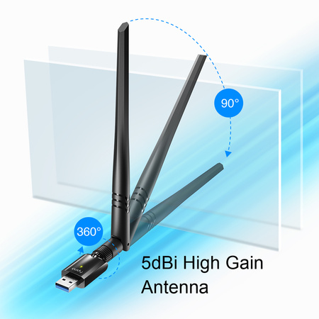 USB 3.0 Wi-Fi-Netzwerkadapter 5 1300 mbps WU1300S