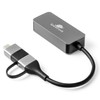 Externer Netzwerkadapter USB-C USB 3.2 auf LAN-Anschluss 2.5Gbps Spacetronik