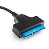 Adapter przejściówka złącze SATA III na USB 3.0 do dysków SSD HDD