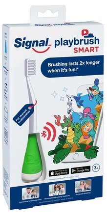 Playbrush SMART nasadka z szczotką do zębów Green