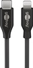 Kabel USB-C - Apple Lightning Plug 8-pin Goobay Czarny 2m