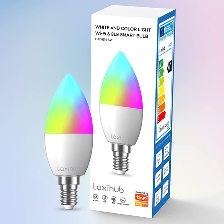 RGB WiFi E14 Tuya Laxihub intelligente Glühbirne